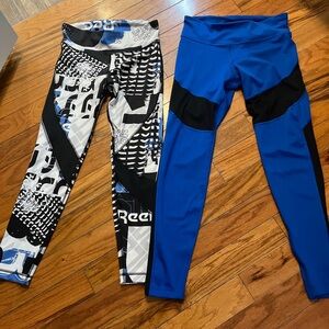 2 pair full length tights. Reebok